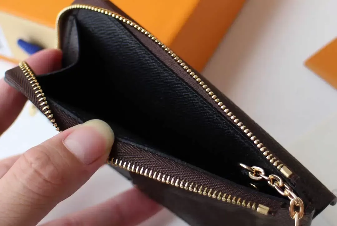 Projektant portfel mody mini mini zamek Organizator torba na kartę kredytową Uchwyt karty kredytowej Torebka Kluczowa torebki torby na klęskę kluczy Torby sprzęgła portfel 305a