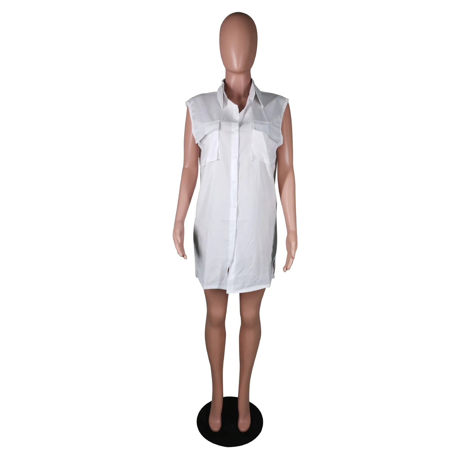 Recomendar estilo preto branco camisas blusas vestido de verão para mulheres roupas legal menina menina escritório vintage sundress 210525