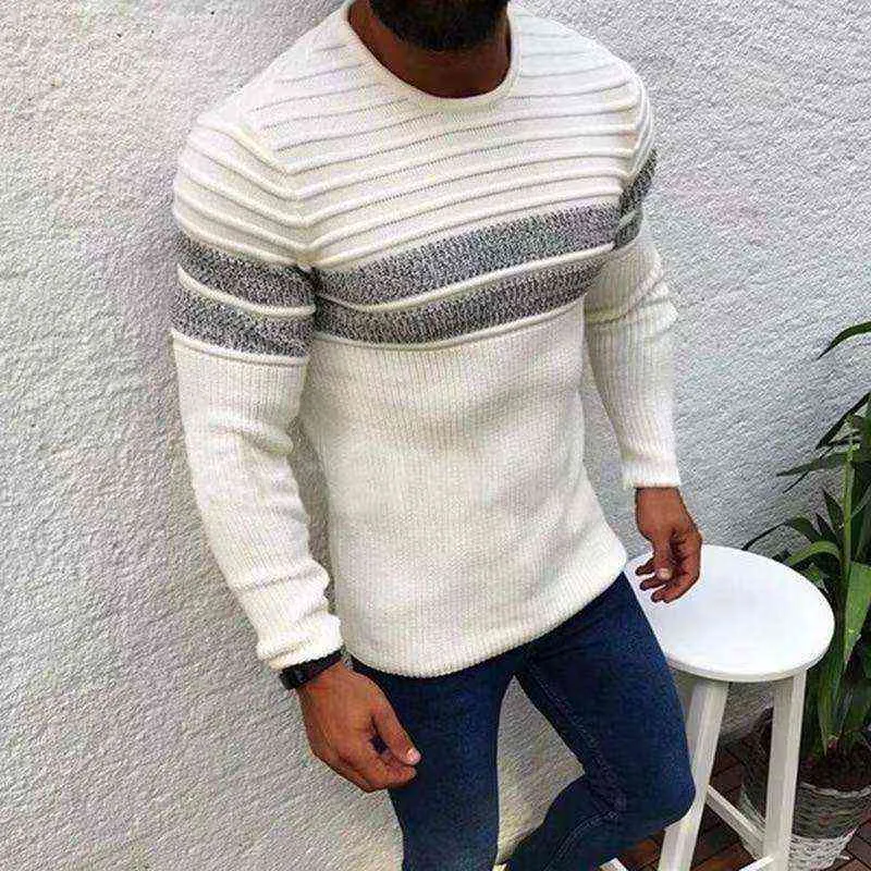 Kore Moda Sonbahar Erkekler Sıradan Vintage Style Sweater Yün Yavurucu Kış Erkekler Sıcak Pamuk Külotu Kazaklar 220114