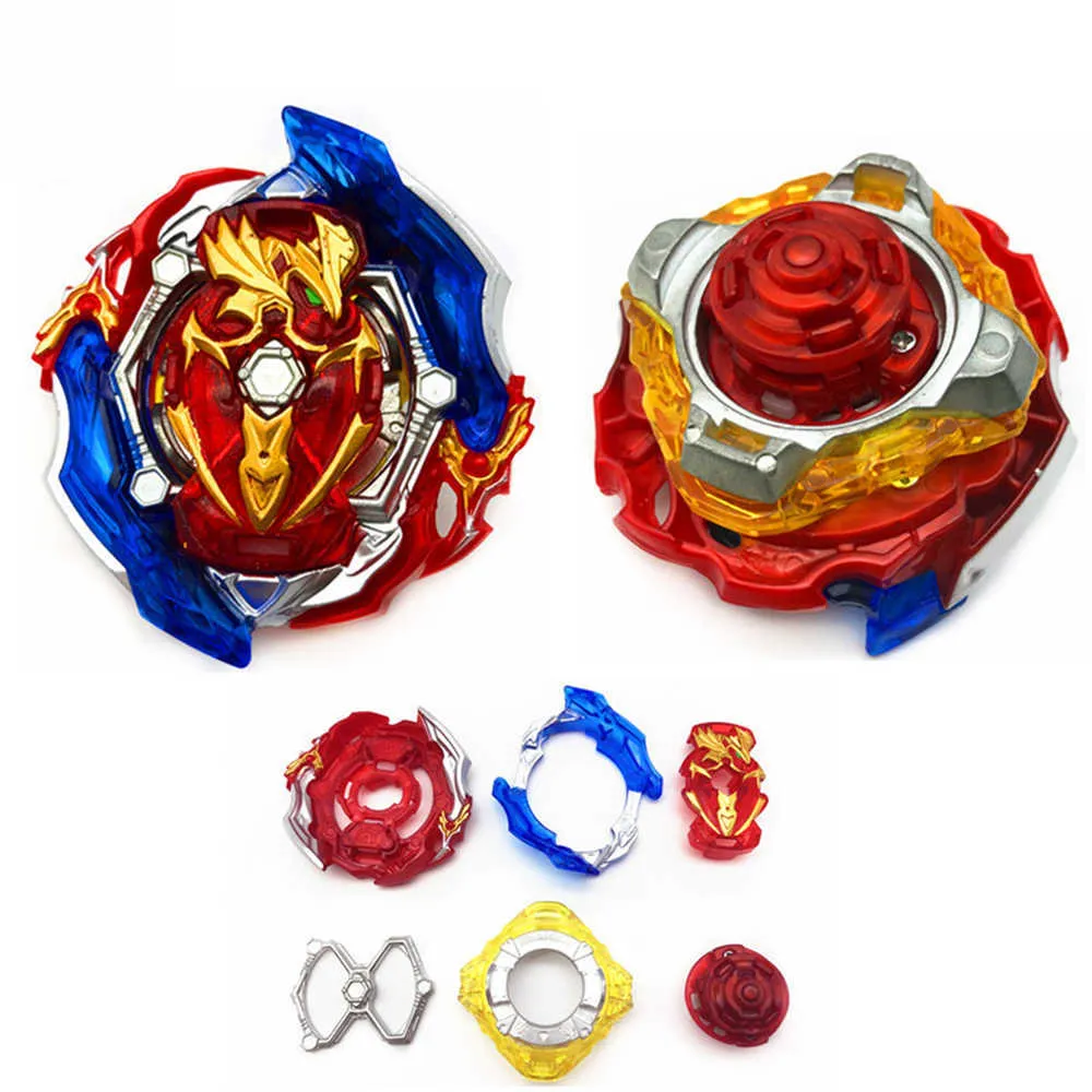 Beyblades Burst Metal GT Series B150 med tvåvägs Ruler Launcher Alloy Battle Game Toys for Children