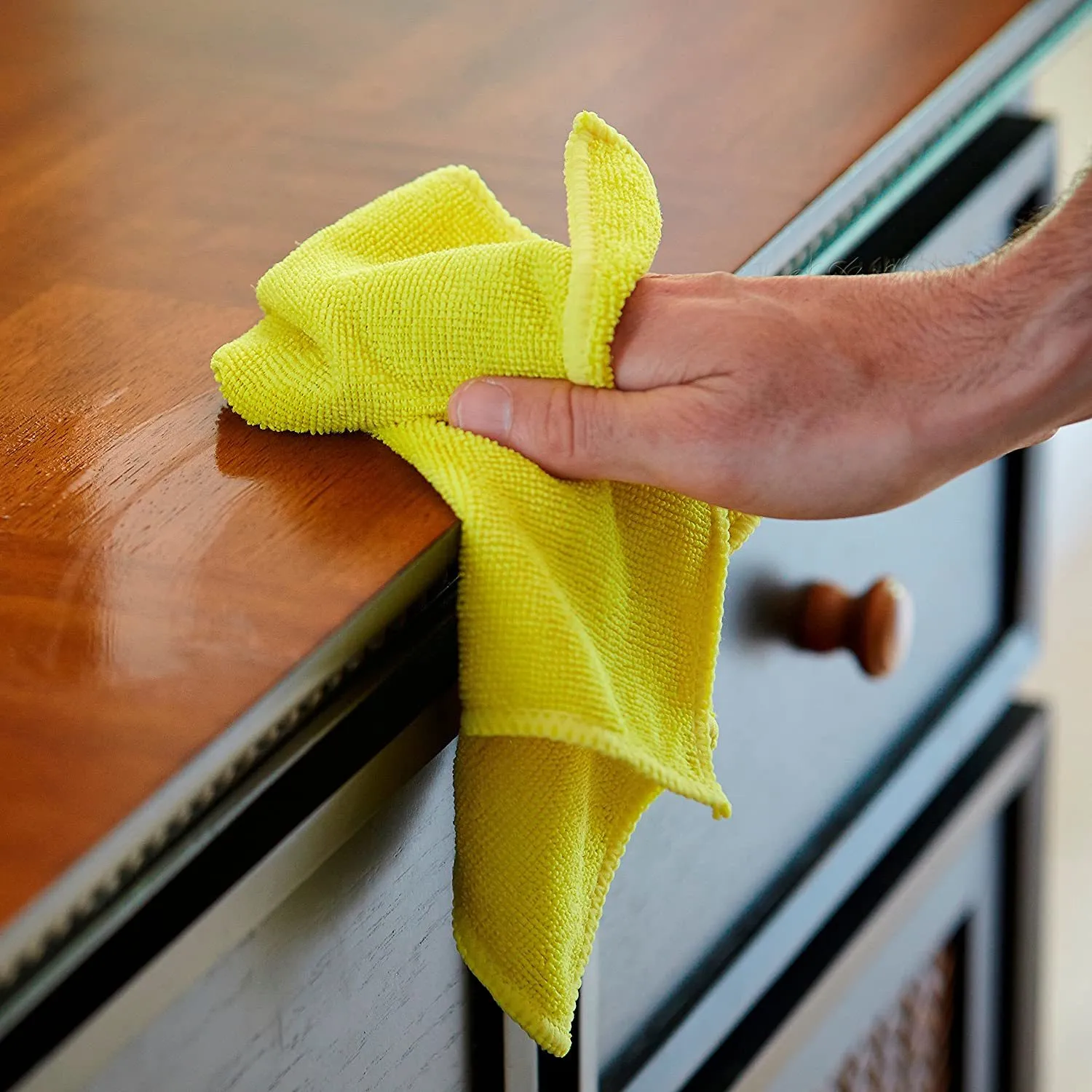 5 panni pulizia in microfibra, asciugamani riutilizzabili senza pelucchi la casa, la cucina e l'auto, strofinacci da cucina assortiti