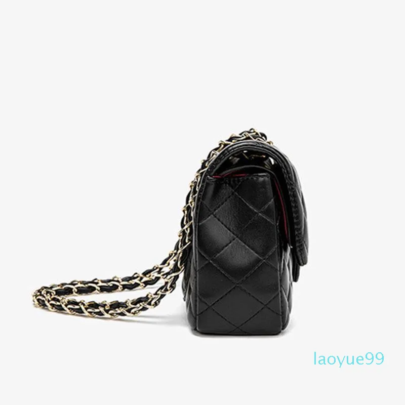 Designer- Kvinnor Bag Chain Crossbody Handbag Designer Flap Elegant Office Retro Fashion Shoulder Bags254D