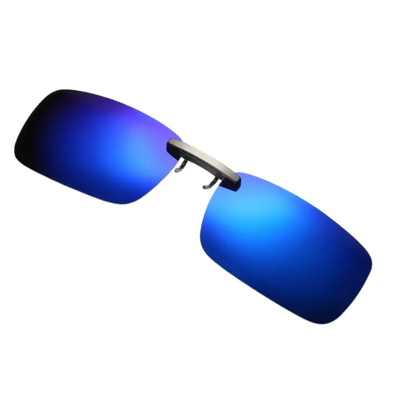 Lente de visión nocturna desmontable para conducir, gafas polarizadas de Metal con Clip, gafas de sol para conductor de coche, gafas masculinas Vintage # y5266p