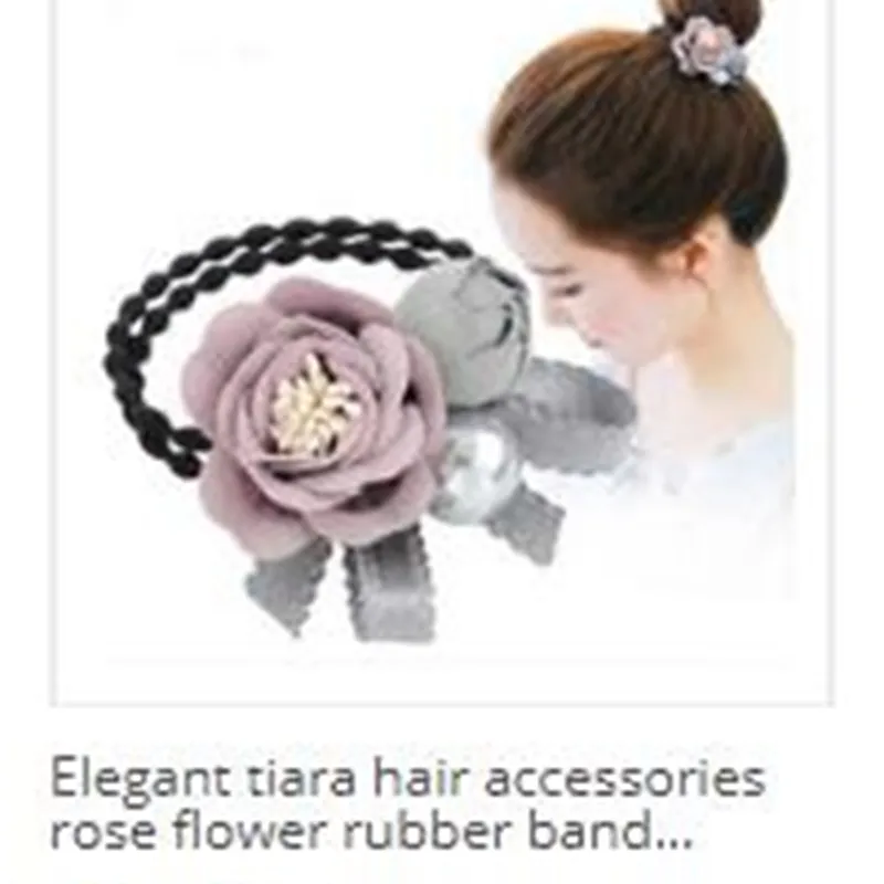 Korea Mode-Accessoires Ring Bogenknoten elastische Haarbänder Gummiband für Frauen feine Kopfbedeckung Schmuck