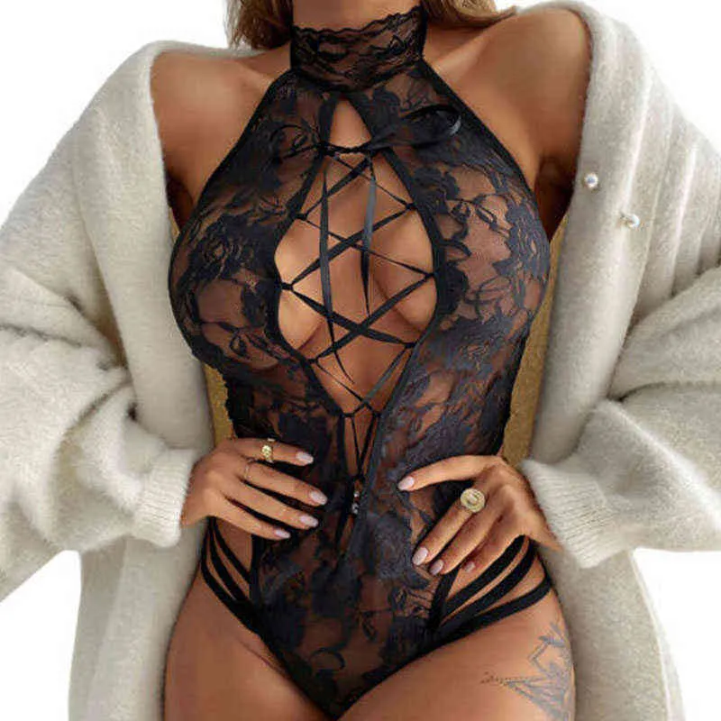 NXY Sexy Set Lingerie Traje Porno Fantasy Bodysuit Porn Babydoll Dress Erotic for Women Renda Open Bra 11302569