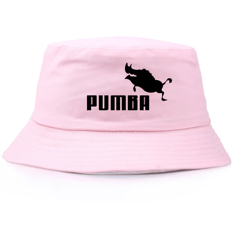 Pumba Print Mens Women Panama Bucket Hat Wysokiej jakości czapka letnia czapka słoneczna łowić rybak Hat7688176