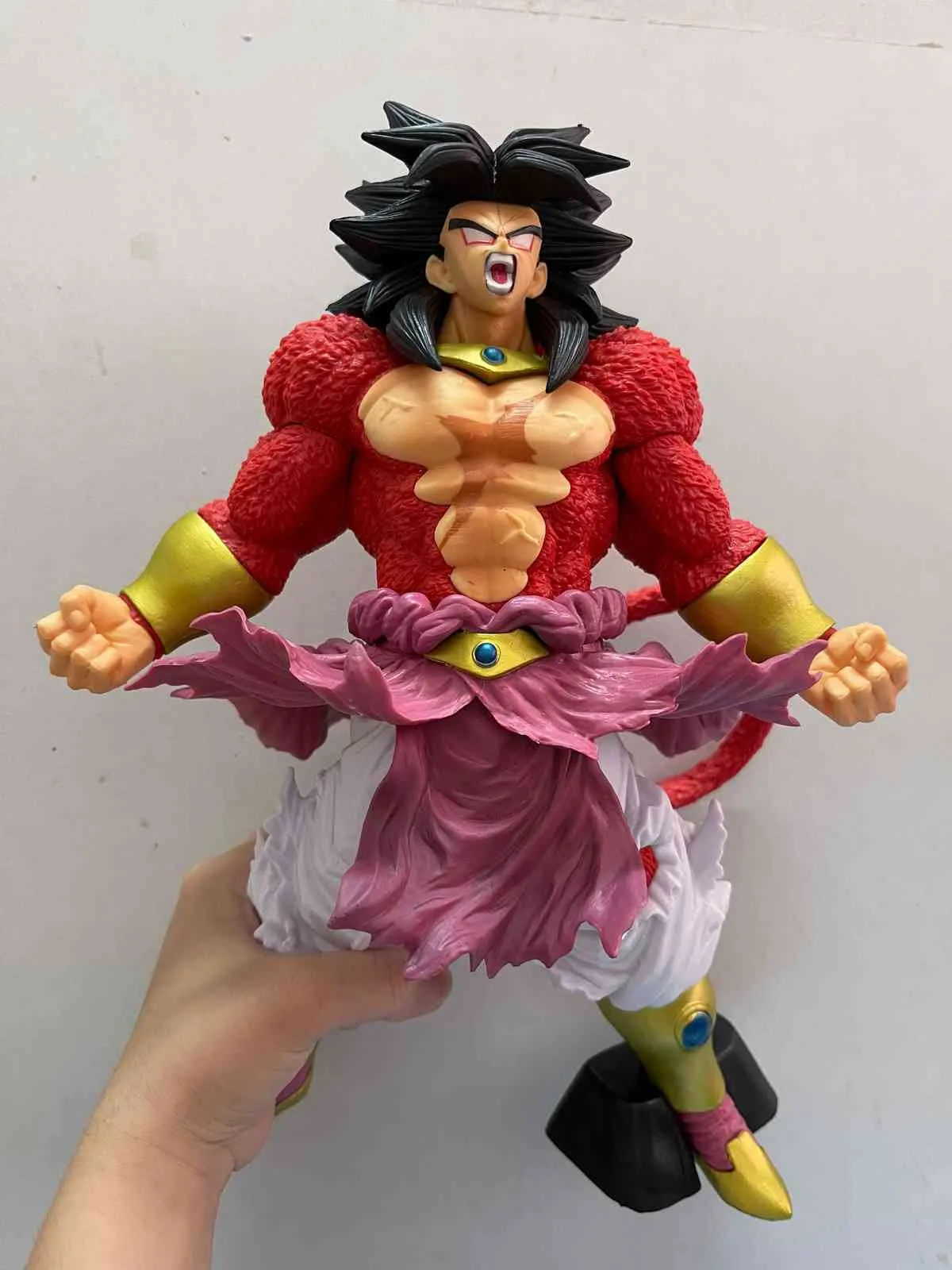 32cm Japane Anime Figure Broly Dark Primary Color Get Angry Broly PVC Movable Action Figur Statue Collection Toy273J9841911