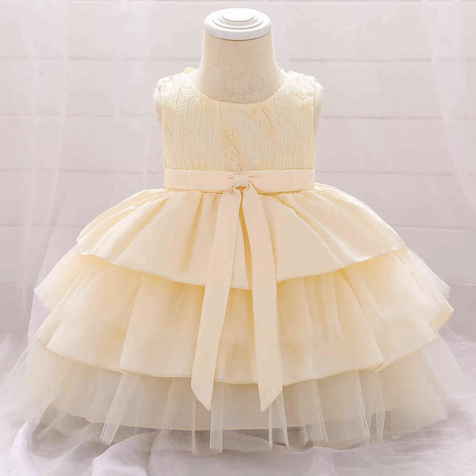 Robe de mariée pour bébé fille pour nouveau-né robes de fête de baptême pour filles 1ère année robe de princesse d'anniversaire vêtements pour bébés vestidos G1129