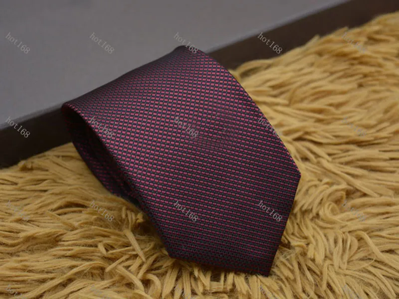 Cravate en soie pour hommes, motif imprimé, Jacquard, fête de mariage, Design de mode tissé avec boîte L889311k