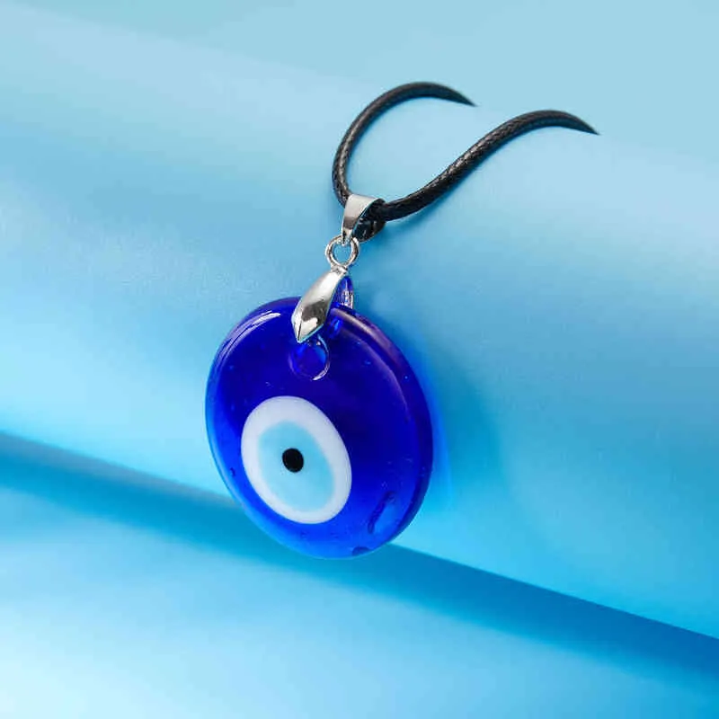 Vintage Turkse kwade oog hanger choker ketting lucky blauw kwaad ogen sleutelbeen ketting ketting partij sieraden voor vrouwen gift g220310