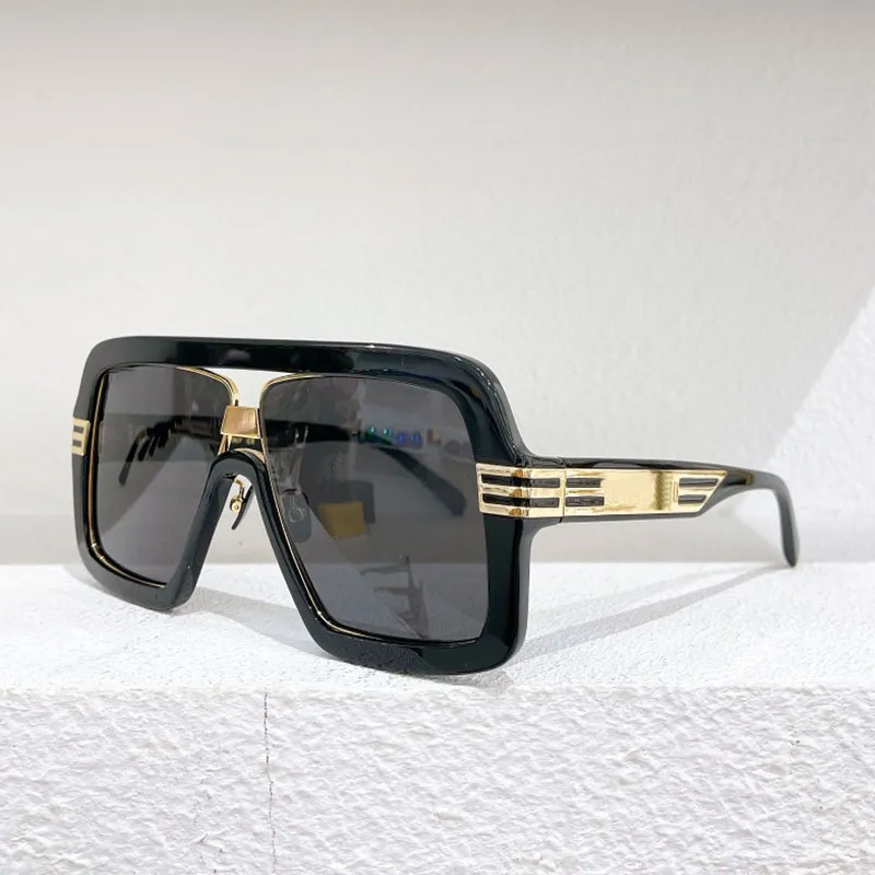 Solglasögon för kvinnor 0900 Klassisk ramdesigner i ett stycke Solglasögon Men Casual Fashion UV400 Designers Sun Glasses GG0900 med 201F