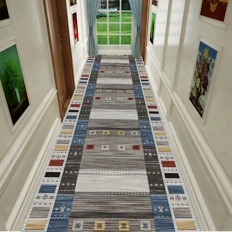 Carpets Red Hallway Carpet Europe Wedding Corridor Rug Stair Home Floor Runners Rugs El Entrance Aisle Long Bedroom188Q
