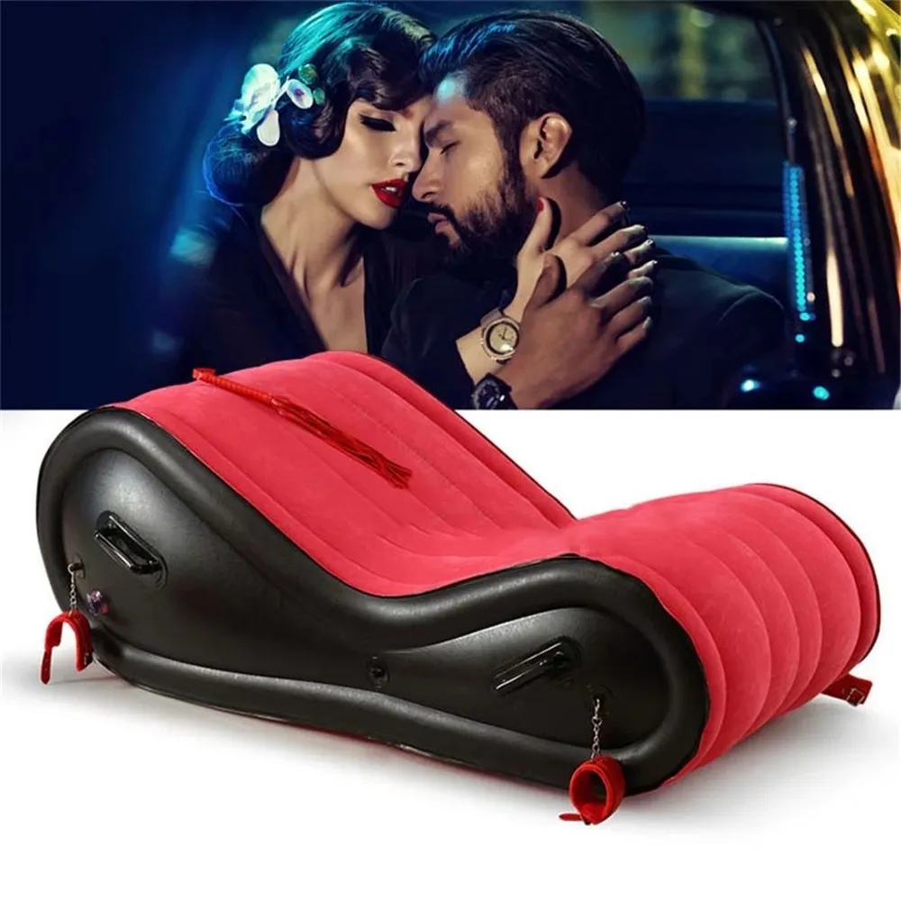 Sofá inflável sexyy mobiliário de cama erótico BDSM Bondage brinquedos para casais homens mulheres amor posição coxim jogos adultos