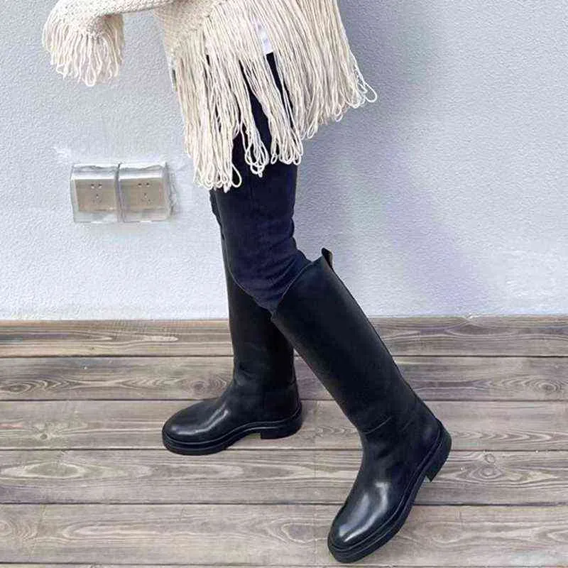 Sapatos de vestido Rizabina Mulheres Joelho HGIH Botas Deslizamento em Longo Longo Boot Fashion Inverno de Inverno tamanho 34-42 2 9