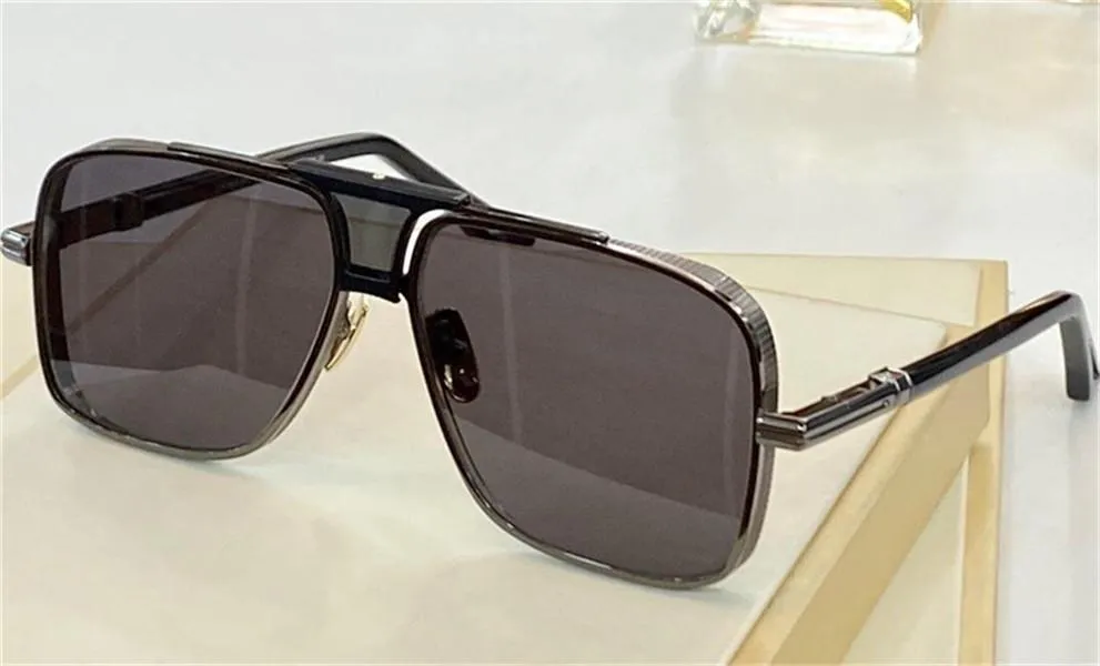 Top Men Moda Moda Sunglasses EPLX 05 Quadro quadrado Design de carros esportivos Simples e generosos Estilo generoso de alta qualidade UV400 Protection 260w
