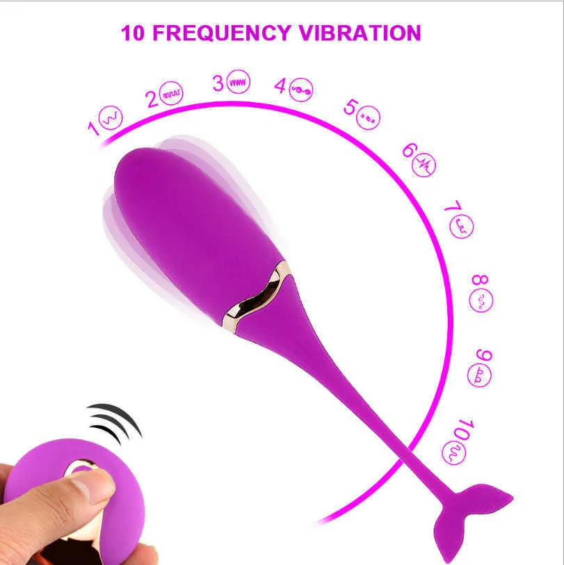 Pallottola Vibratore Telecomando G-Spot Simulator Palla vaginale Plug anale Vibrante Love Egg Masturbatore Giocattoli sessuali donne Adulti P0818