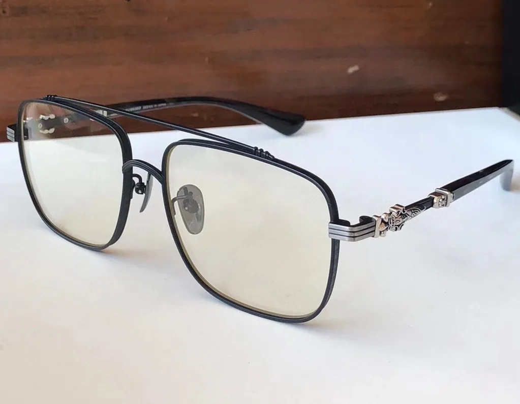 Marke Designer Optische Gläser Rahmen Männer Frauen Myopie Brillen Titan Quadratischen Rahmen Brillen Mode Metall Brillenfassungen with287A