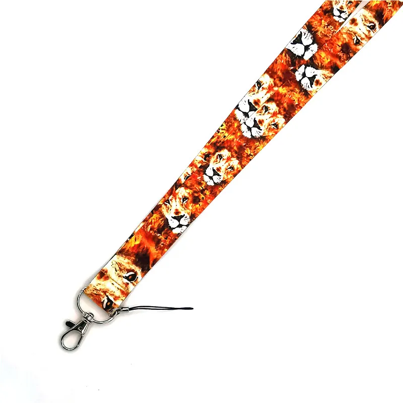 100 teile/los König der Löwen DIY männer frauen kinder Hals Lanyard schlüsselanhänger Handy Gurt ID Abzeichen Halter Seil Schlüssel Kette schlüsselanhänger cosplay