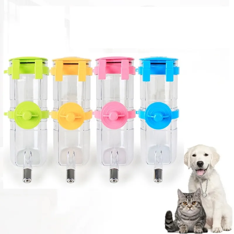 Hängende Trinkflasche für Haustiere, automatischer Trinkbrunnen. Langlebige, universelle hängende Trinkflasche für Katzen und Hunde