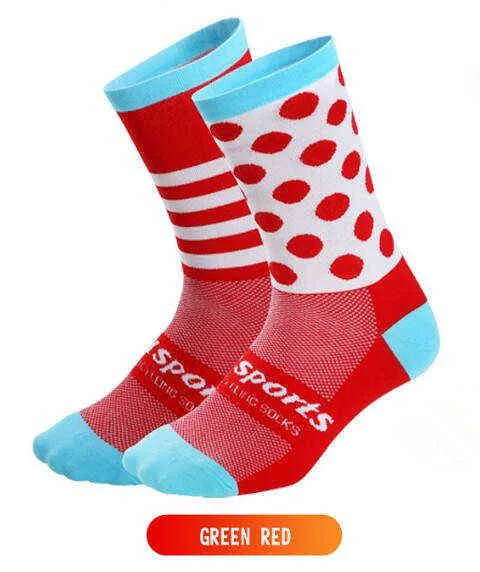 DH SPORTS DH-13 Chaussettes de cyclisme Chaussettes de vélo pour hommes dames hommes Crossfit Chaussettes Chaussette de sport 211229