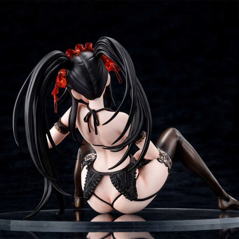 Date A Live Kurumi Tokisaki Zaphkiel Relax 22CM Japan Anime Figures PVC Action Figure Model Toys Sexy Girl Collection Doll Gift Q02362537