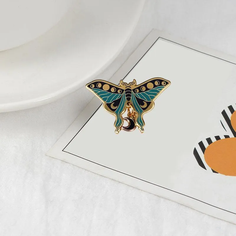 Broches, broches dessin animé créatif animal papillon en forme de papillon émail badge intéressant broche ornements broche mode bijoux cadeaux