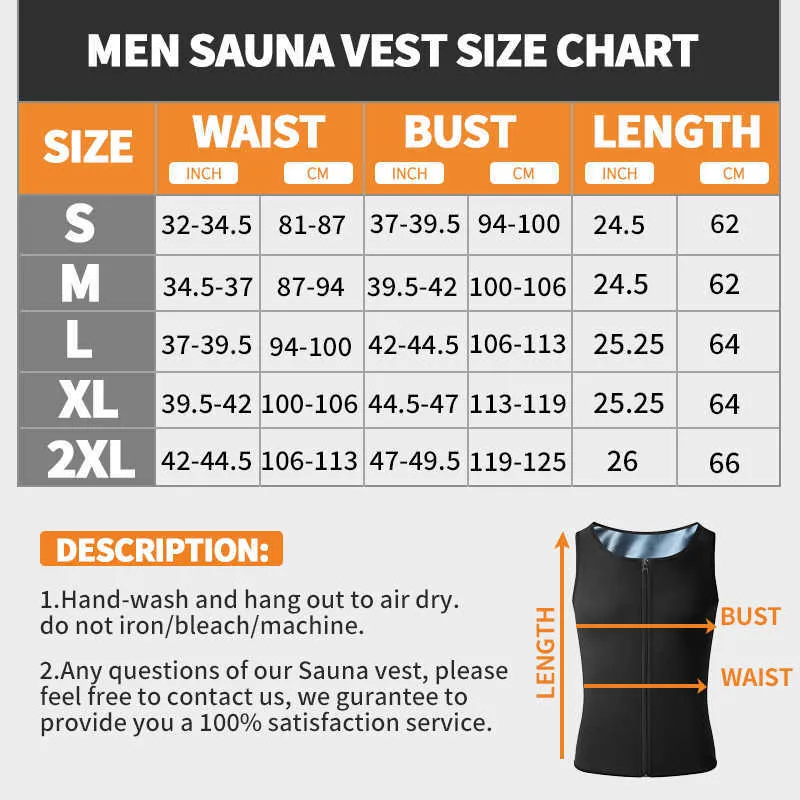 Taillentrainer, Schweißweste für Herren, Kompressionskorsett, schlankmachender Body Shaper, Sauna-Tank-Top, Trainingsshirt, Faja Shapewear