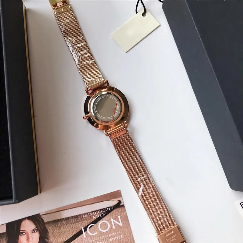Luxe Dameshorloge dw Quartz Eenvoud Damesmode Rose Goud Zilver Daniel's Horloges 32mm 36mm orologi da donna di lusso210i