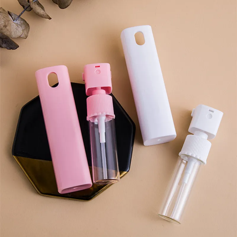 10ml Empty Cosmetic Containers Glass Spray Bottle Sample Vials Portable Mini Perfume Atomizer