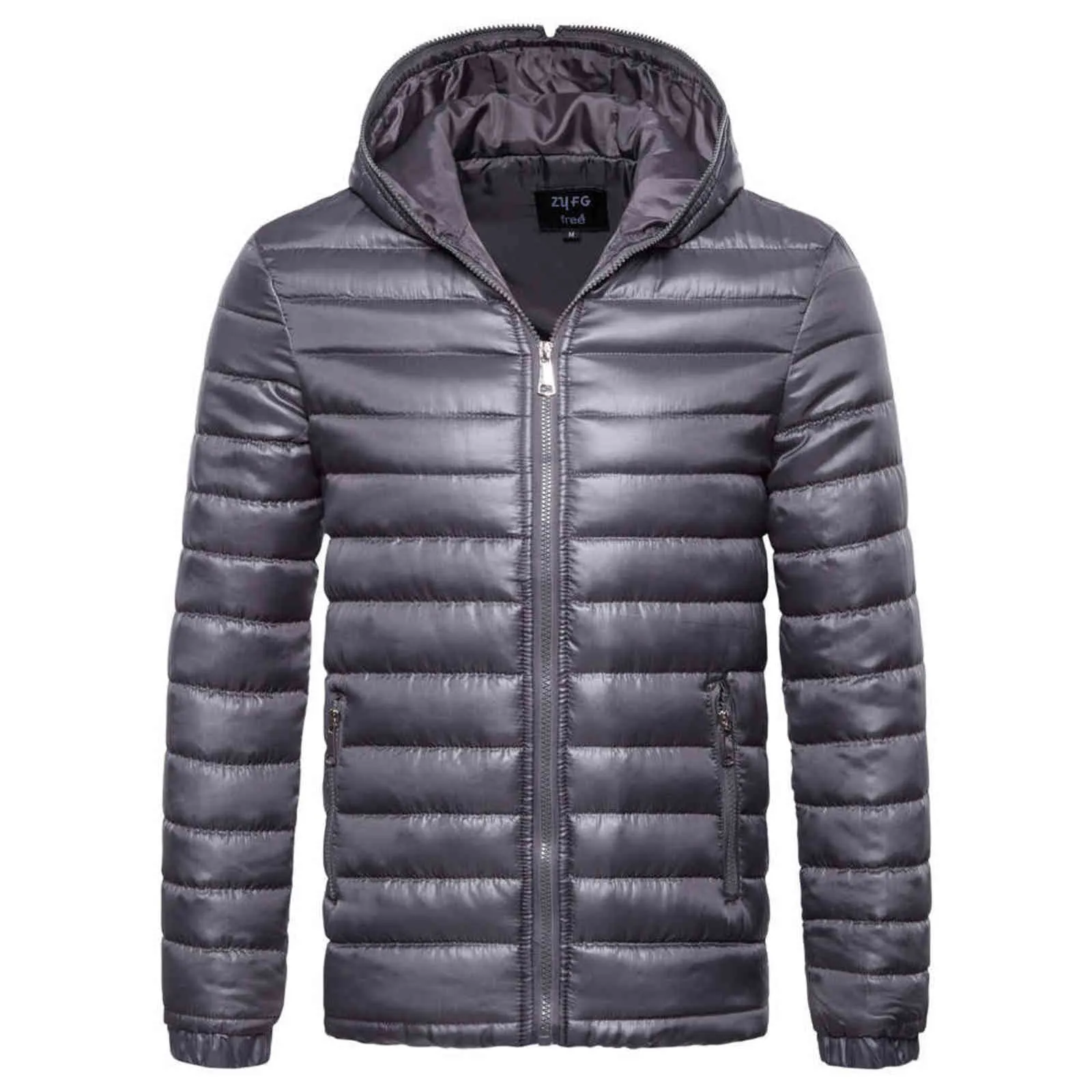 2021 foreign trade autumn new style men's cotton-padded jacket hooded cotton-padded jacket men's cotton-padded jacket dow G1108