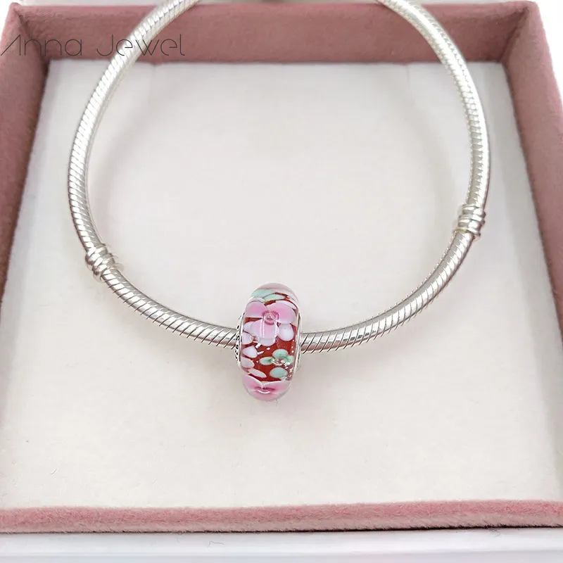 DIY Charm Bracelets  jewelry pandora murano spacer for bracelet making bangle Flower Garden bead for women men birthday gifts wedding party  791652