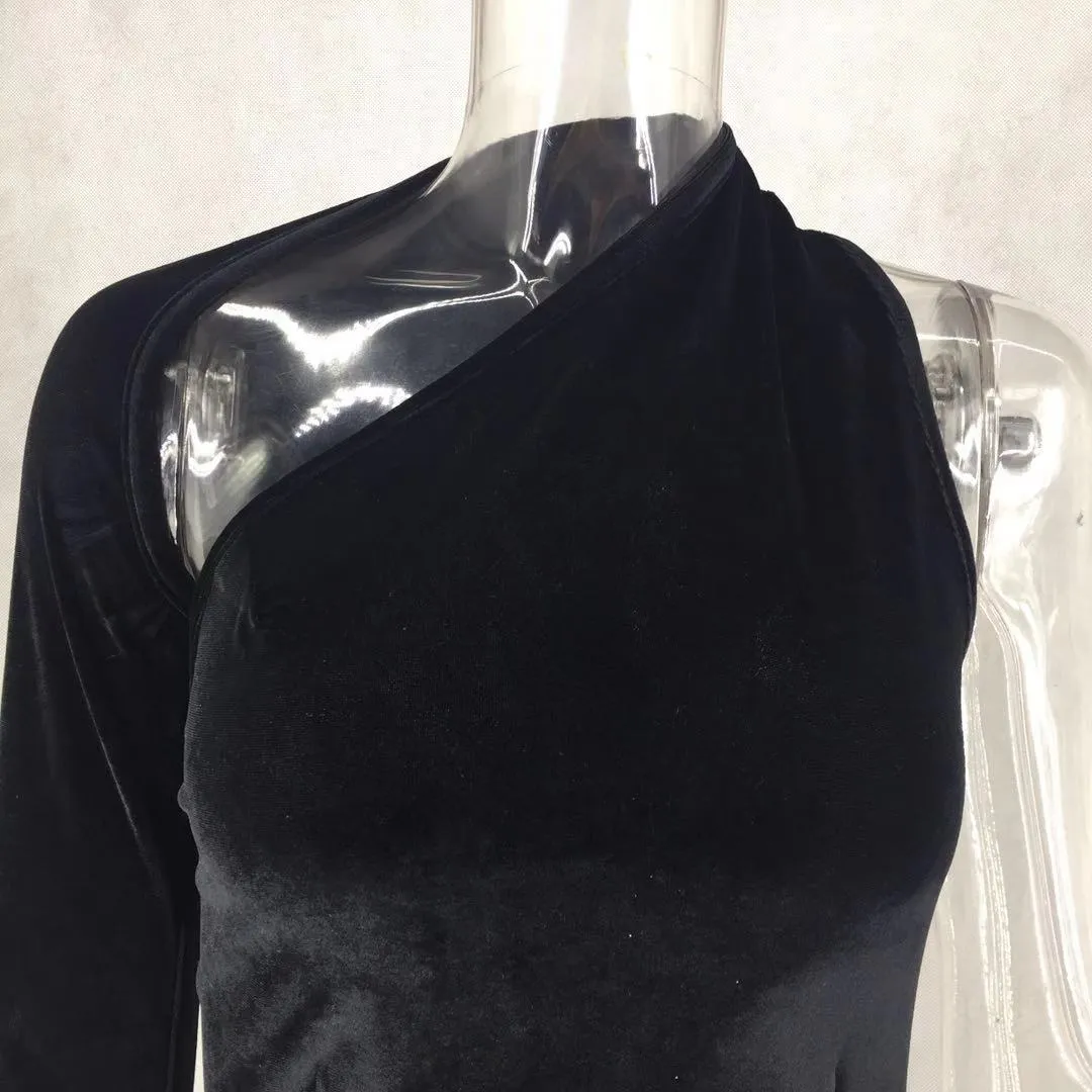 Roupas de verão para mulheres novas chegadas Bodycon manga comprida vestido preto cristal mini vestido sexy festa de clube 210422