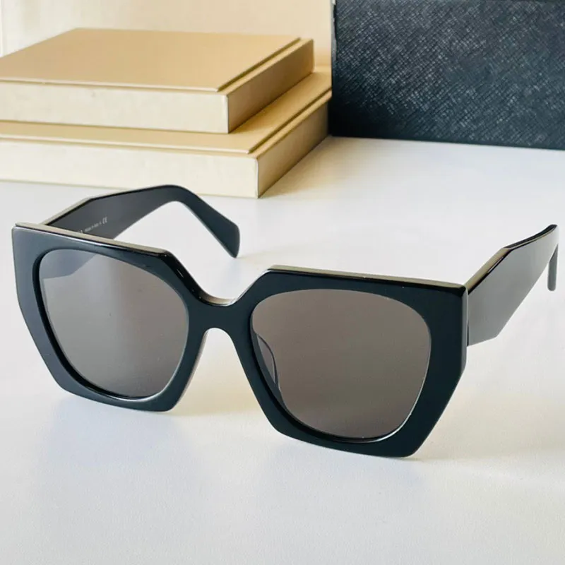 Diseñador Monocromo PR 15WS Gafas de sol de lujo para mujeres All Black y Two To To To-To-To-Toin Fashion Gasses Ca283b
