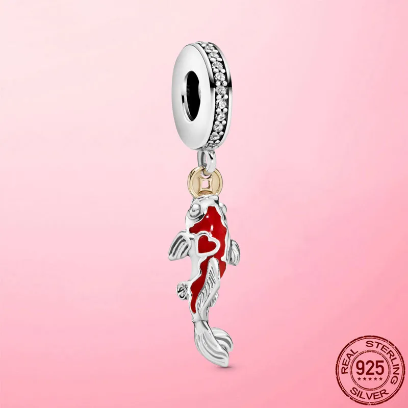 925 Sterling Silver Family Charm Amour Coeur Perles Rainbow Flower Fit Pandora Bracelet Argent 925 Bijoux cadeau