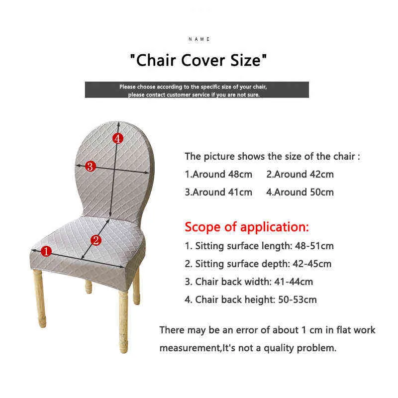 Jaher yuvarlak ev koltuğu kapak jakarlı spandex slipcovers koruyucu kılıf sandalye mutfak el ziyafet dışkı için streç 211207