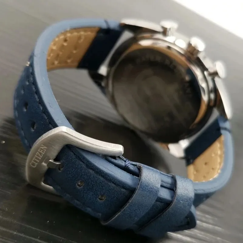 Montres à Quartz étanches de luxe montre-bracelet en acier décontracté pour hommes montre-bracelet chronographe du monde des anges bleus 220113316S