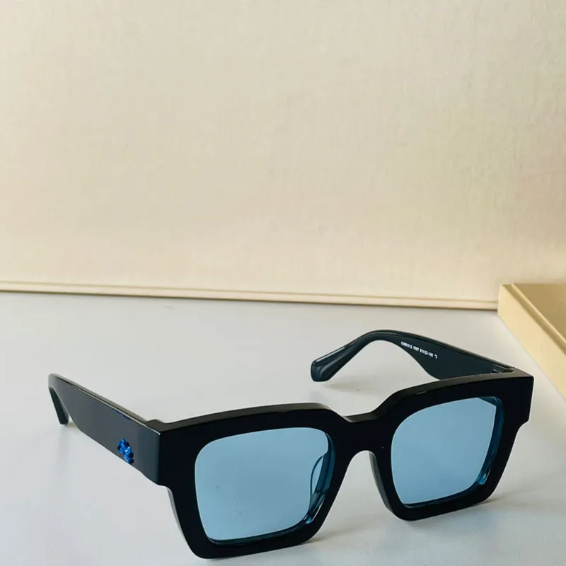 Zonnebril voor dames OMRI012 klassiek zwart full-frame oogbescherming mode OFF 012 herenbril UV400 beschermende lenzen Designer 307w