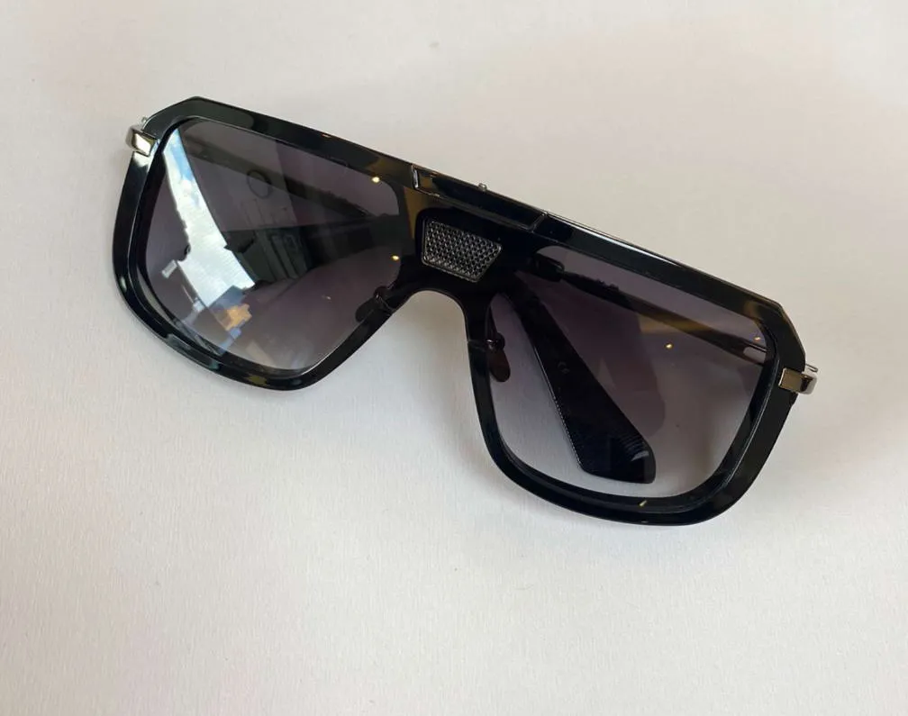 Shield Pilot-Sonnenbrille EIGHT Goldd Green Shaded des lunettes de soleil Herrenmode-Sonnenbrillen mit Box248j