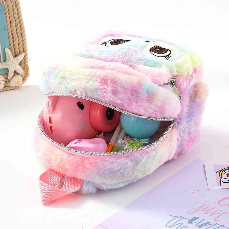 Zaini in peluche 3D Zaino scuola materna Zaino bambini in cartone animato Borse da scuola carine Zaini ragazzi e ragazze Borsa bambini 28596508