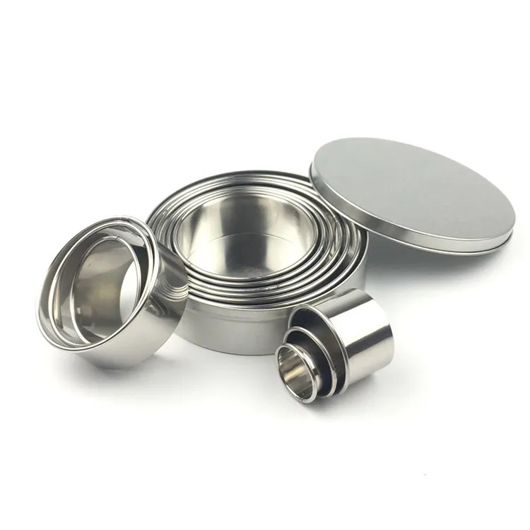 Pastry Tools Stainless Steel Mousse Ring 304 Round Cake Mold Donut Sugar Cookie Baking Tools