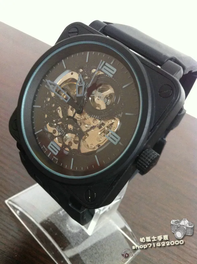 Automatic Mechanical Watch Man Es Bell Stainless Steel Ross Es Luxury Br044054797