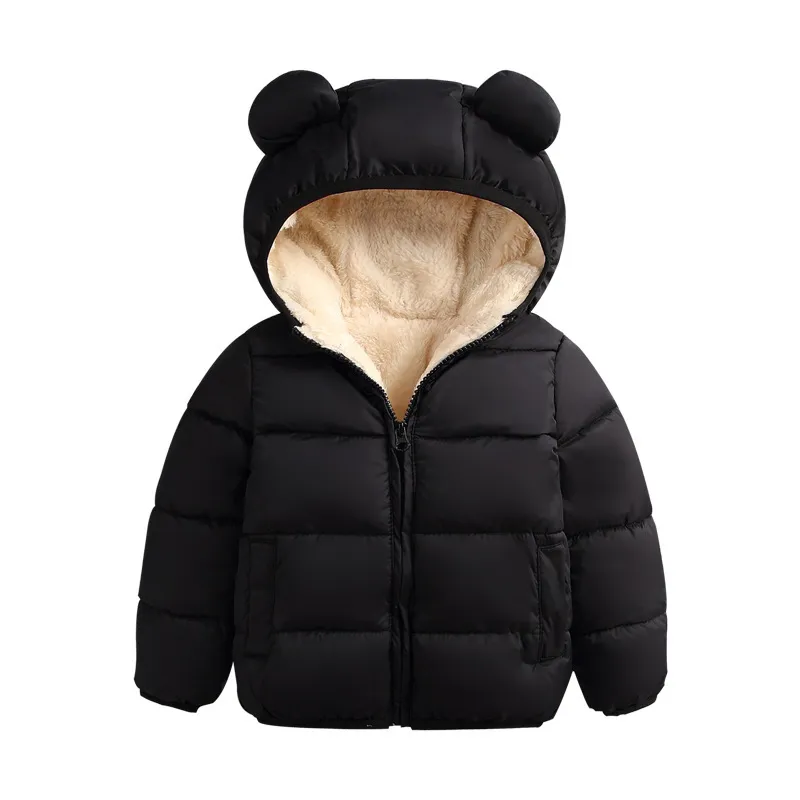 Kids Jackets Winter Jacket Boys Warm Cartoon Coats Cotton Children Outerwear&Coats 210515