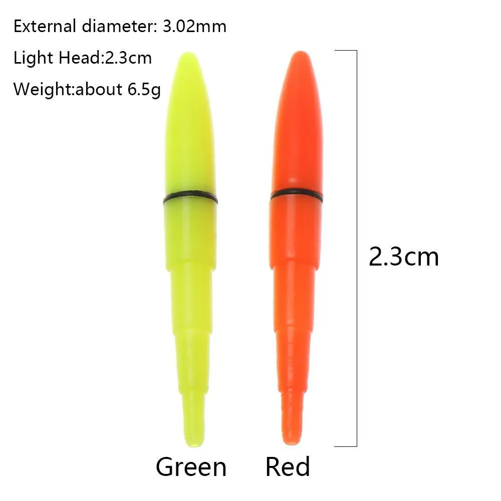 Nuovo LED Electric Fishing Lightstick Tackle Accessorio luminoso Funziona con CR425 Stick Night