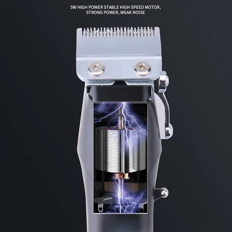 Kemei KM2618 KM2617 Coiffe de poils électriques en métal professionnel Clipper Recchartepable Trimez Men Machine de coupe de cheveux sans fil 2618 22879149