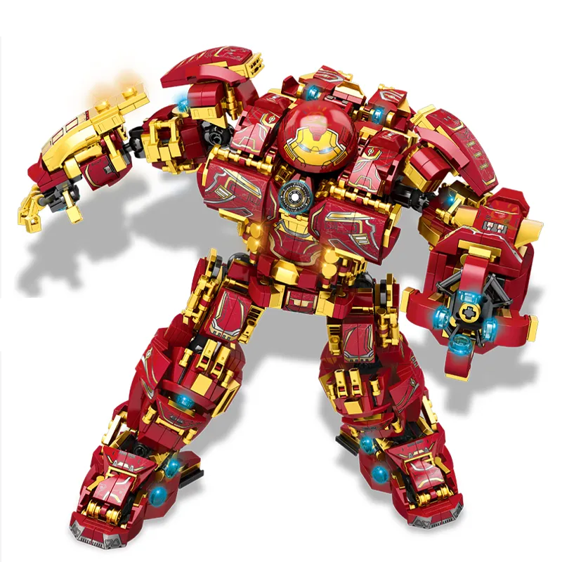 빌딩 블록 시티 전쟁 갑옷 로봇 메카 인물 지침이있는 벽돌 장난감 쇼 모드 어린이 TOYS1585839