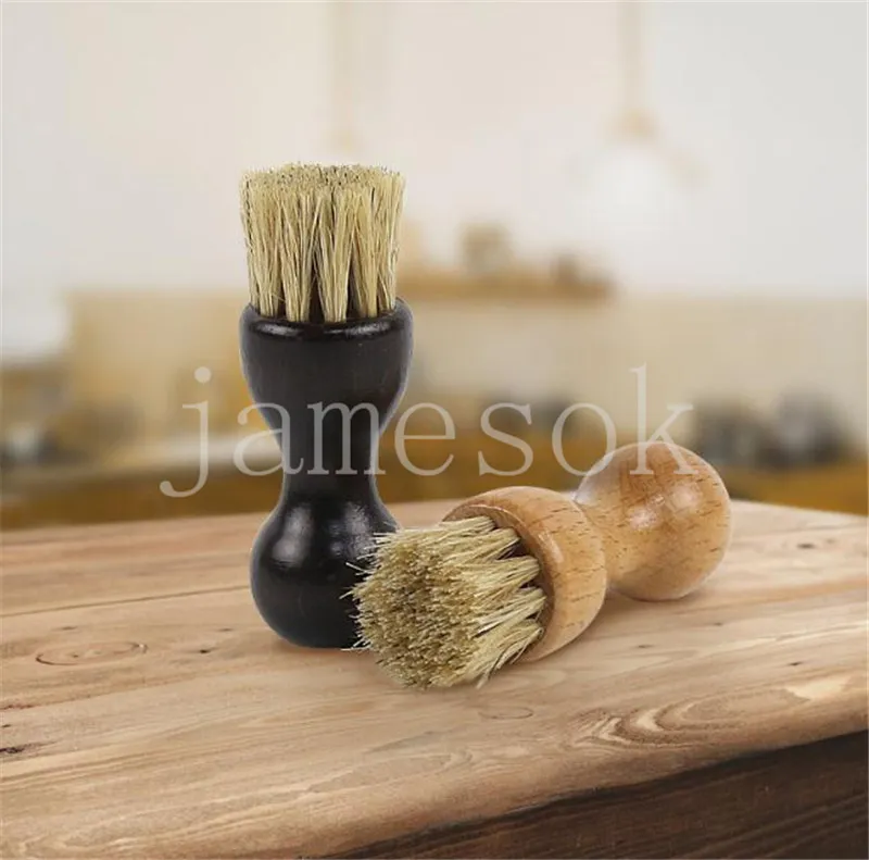 Brive scarpe a setole naturale peli maiali manico in legno in legno di stivale la pulizia della casa la pulizia domestica DE181