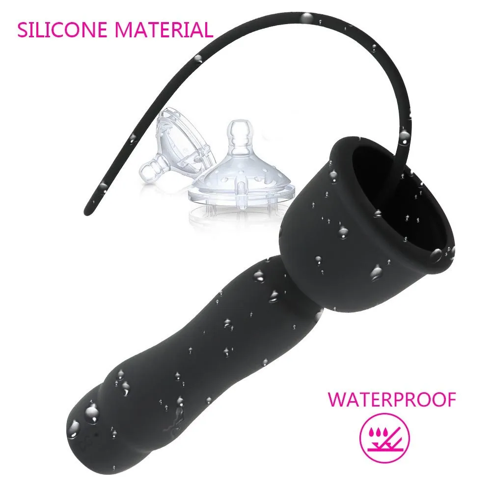 Эквоидный пенис вибратор Dilatator Звучит мужское половое вставка устройства уретральный катетер -игрушки для мужчин Анальный простата массаж x0326697050