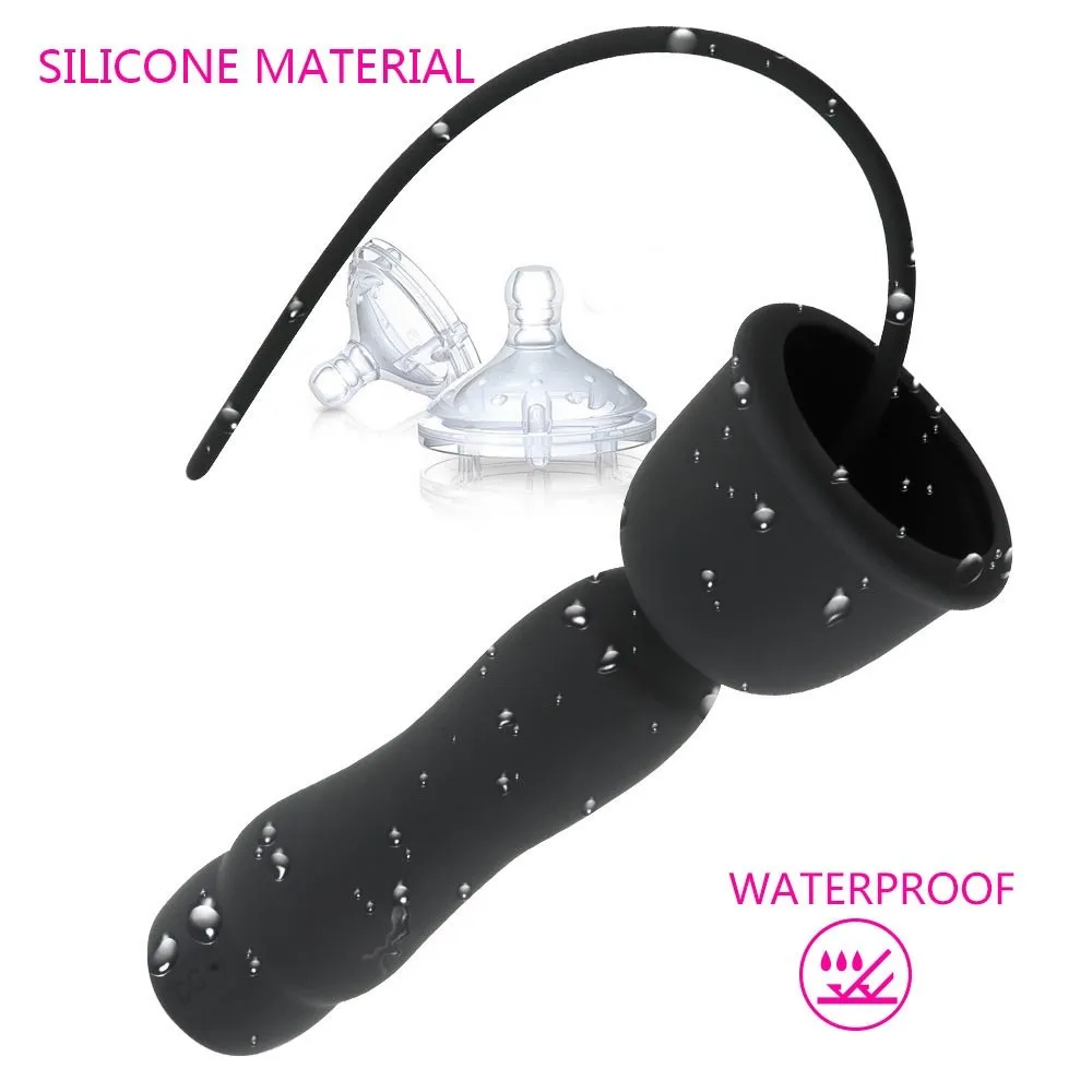 Exvoid pênis plug vibrador dilatador sons masculino pênis inserção dispositivo uretral cateter brinquedos sexuais para homens anal massagem de próstata x0328556424