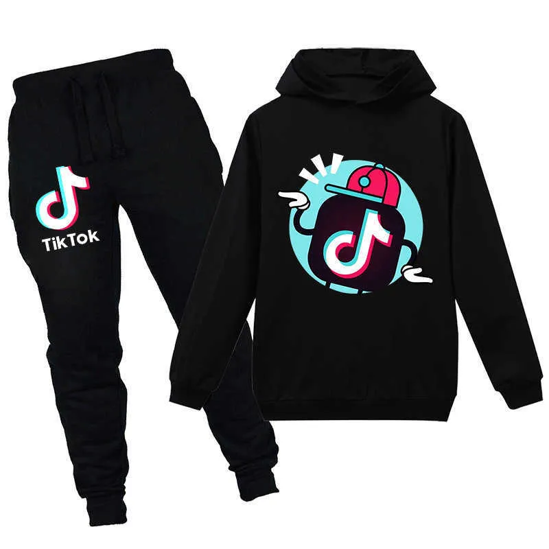 Tik Tok Kids Clothing Twe Piece Sets Boys Girls Tiktok Tracksuits Teenagers Sport Stuar Stay Teen