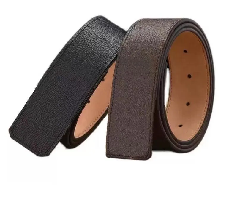 Men Designers Belts Classic fashion casual letter smooth buckle womens mens leather belt width 3 8cm with orange box276P